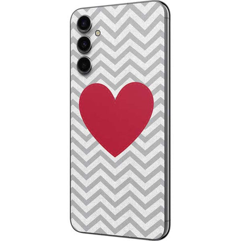 Chevron Heart Galaxy A14 5G Skin